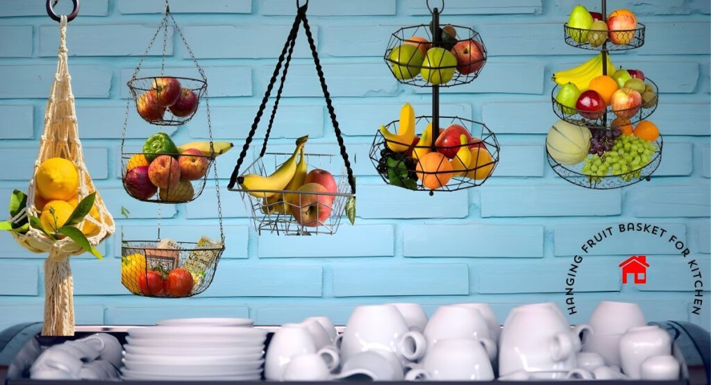 hanging fruit basket for kitchen