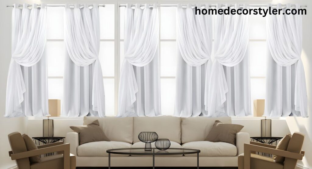 double layer curtains